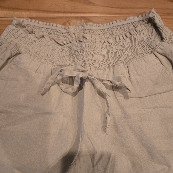 NWT Linen Wide Leg Pants - Picture 2 of 6